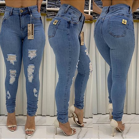 Calça Skinny Clara Navalhada
