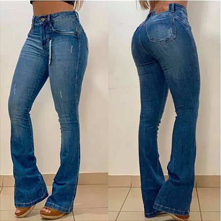 Calça Flare Clara