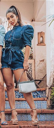 Macaquinho Jeans