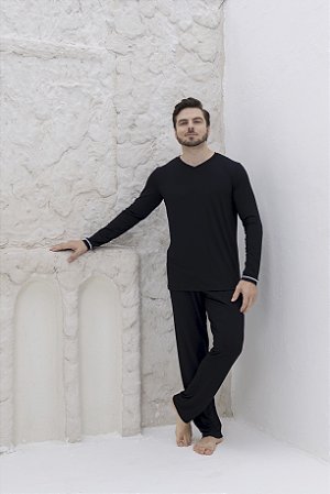 Pijama Masculino Ryan Preto