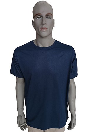 Camiseta Azul Marinho - Manga Curta