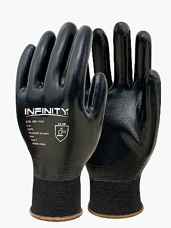 Luva Nitri Black C.A. 49354 - Infinity