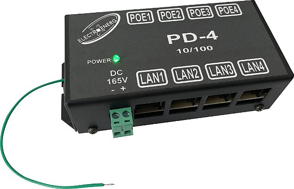 Pd Poe De Esquina 4 Portas 165vdc  Fast 10/100