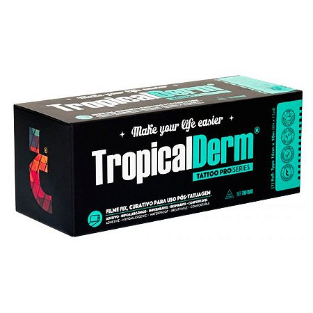 TropicalDerm® Adesivo Filme Fix 15cm x 10mtrs