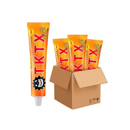 Pomada anestésica Tktx Gold 45% - 10 unidades