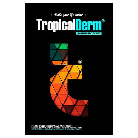 TropicalDerm® Filme Envelope 3 folhas pré-cortadas