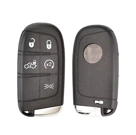 Chave Canivete Fiat Jeep Oca 5 Botões Farol Smartkey Presença