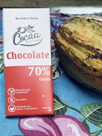Chocolate 70% cacau 40 g