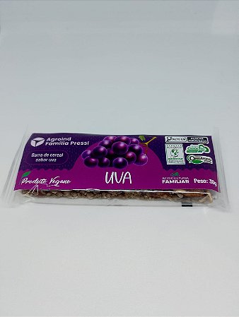 Barra de cereal uva 30 g
