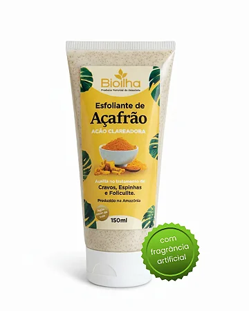 Bioesfoliante corporal e facial de açafrão 150 ml