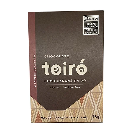 Chocolate 62% com guaraná 75 g