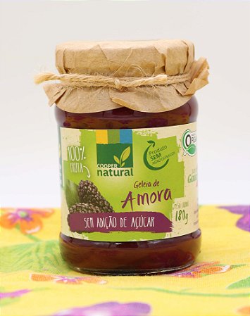 Geleia de Amora S/ Açúcar 180g