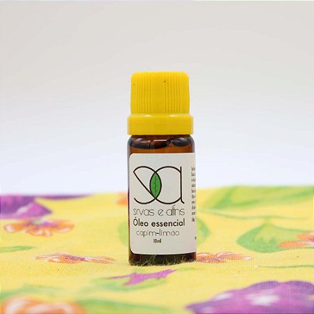 Óleo Essencial de Capim Limão 10ml