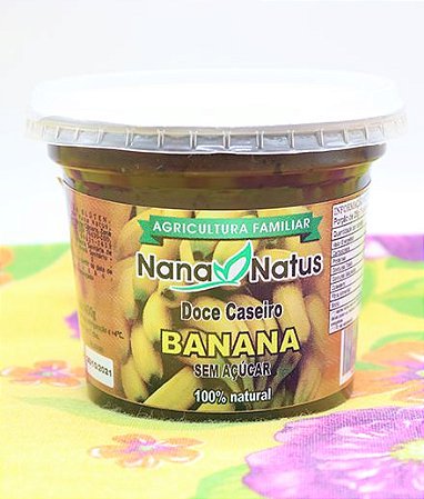 Doce de Banana (Sem Adição de Açúcar) 400g