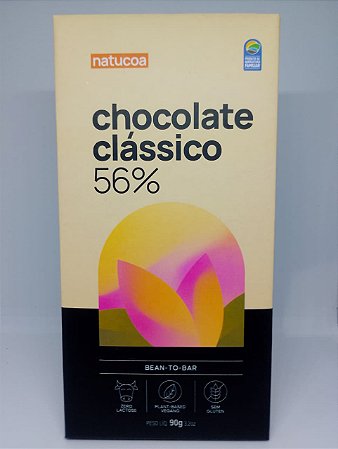 Chocolate 56% cacau 90 g
