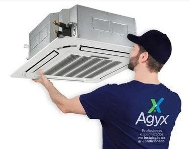 Instalação de Ar-Condicionado Bi Split Cassete 1x9000 + 1x18000 BTUs