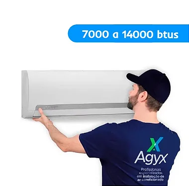 Instalação Ar-Condicionado Split Hi Wall 7000 a 14000 BTUs