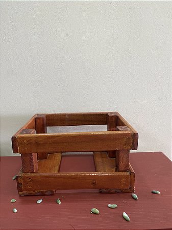 Cachepô ou Cachepot em madeira (F-04)