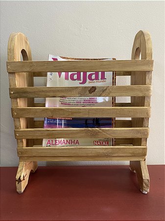 Revisteiro de madeira (RMG-01)