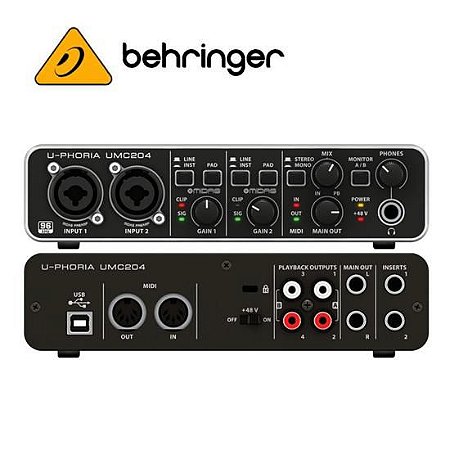 INTERFACE BEHRINGER UMC204HD