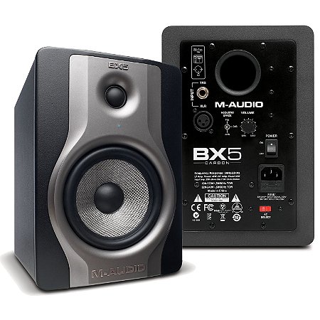MONITOR PARA ESTUDIO M-AUDIO BX5 PAR - Play Acoustic Áudio