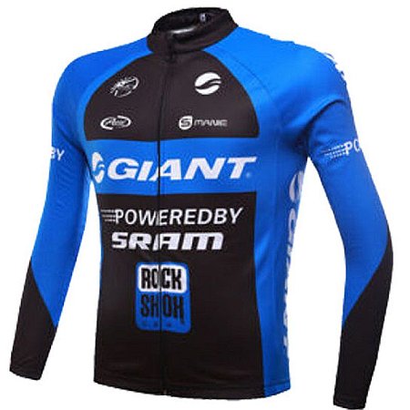 Camisa Giant Manga Longa Bicicleta Atleta Dry Fit Esportiva