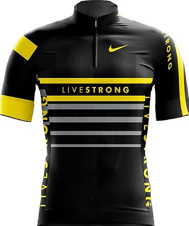 Camisa Infantil Ciclismo Livestrong Confortável Dry Fit Respirável UV