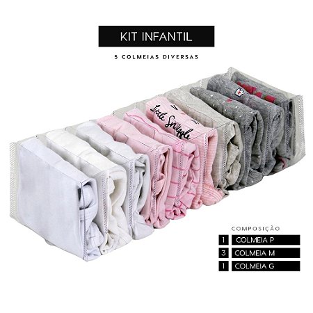 Kit Colmeia Infantil - 5 Unidades ( 1P -3 M – 1 G )