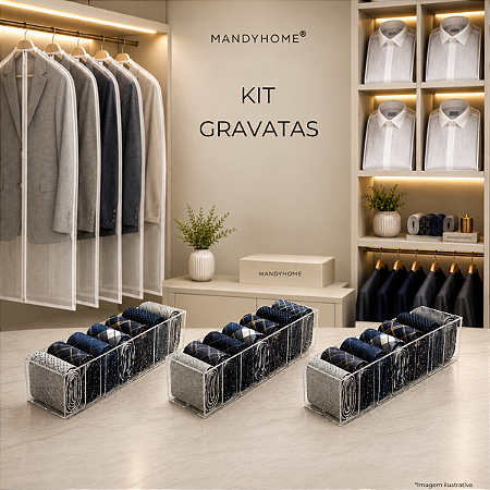 Kit Colmeia Gravata - 3 Unidades