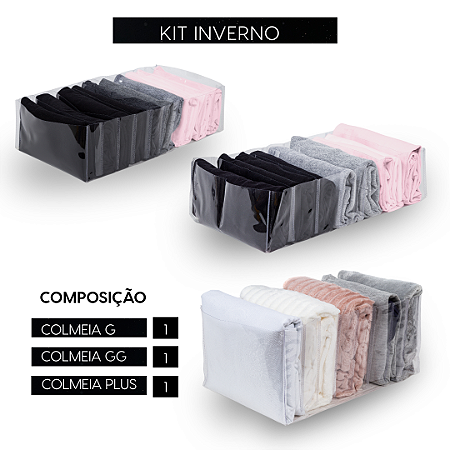 Kit Colmeia Inverno - 3 Unidades ( 1G -1GG -1 Plus )