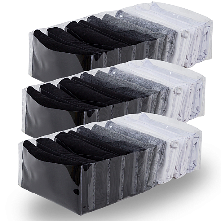 Kit 3 Colmeias Organizadoras Premium Transparente e Reforçada Tamanho GG
