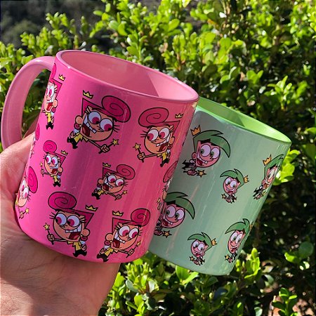20 CANECAS PERSONALIZADA ALÇA COLORIDA