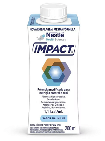Impact Baunilha 200ml – Suplemento Nutricional Oral | Nestlé