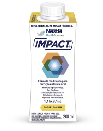 Impact Banana 200ml – Suplemento Nutricional Oral | Nestlé