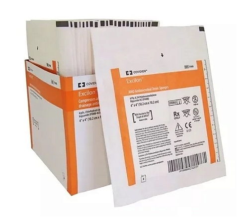 CURATIVO EXCILON AMD GAZE FENESTRADA PHMB 10,2 X 10,2CM C/2 CARDINAL