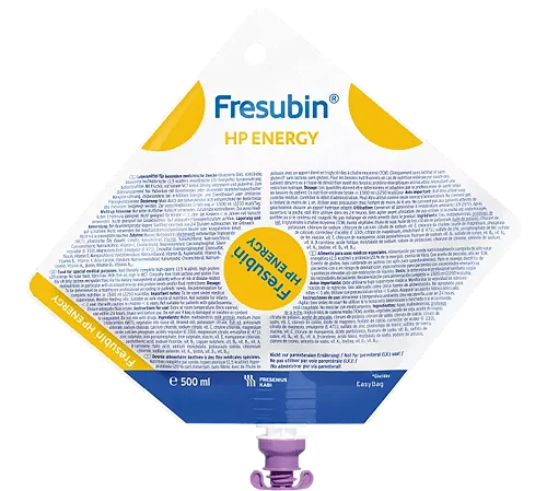 Kit com 15 unidades - Fresubin HP Energy 500ml – Dieta Enteral Hipercalórica e Hiperproteica | Fresenius Kabi