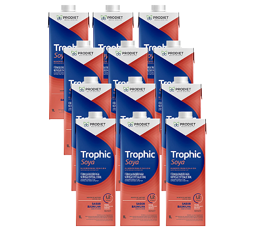 KIT TROPHIC SOYA 1.2 TP 1000ML PRODIET - 12 UNIDADES