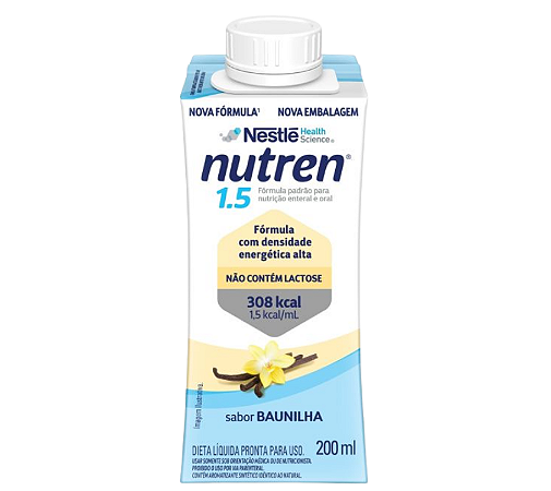 NUTREN 1.5 BAUNILHA GARRAFA 200ML NESTLE