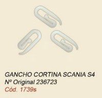 GANCHO CORTINA (SCANIA S4)