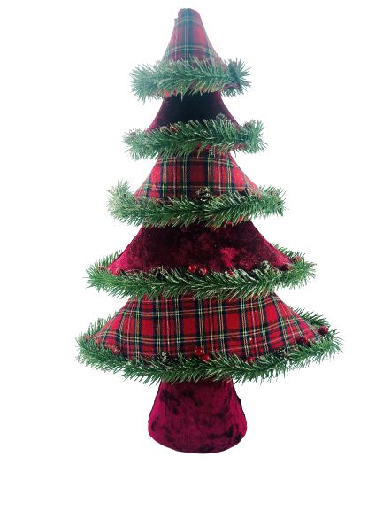 Árvore Natal Xadrez com Berry
