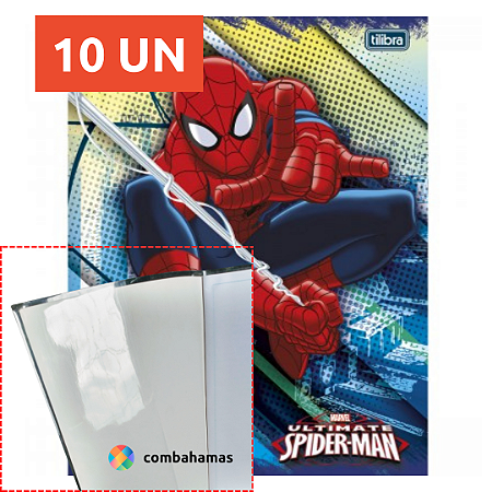 CAPA PRONTA PARA CADERNO, BROCHURÃO 60/80 FLS CAPA FLEXÍVEL, 10 UN