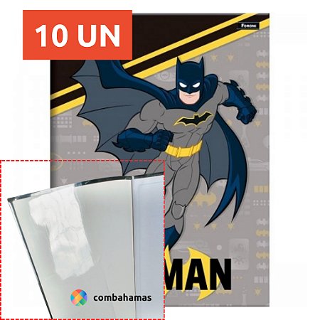 CAPA PRONTA PARA CADERNO, 96 FLS CAPA DURA COSTURADO, 10 UN