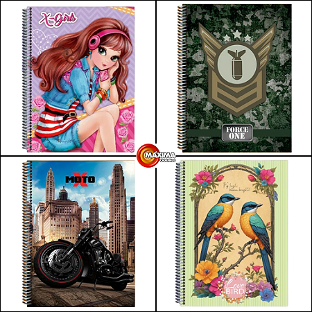 CADERNO UNIVERSITÁRIO, 96 FLS ARAME, CAPA DURA