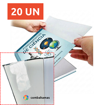 CAPA SOLTA PARA LIVRO DIDÁTICO, CAPA PRONTA, 19 X 27,7 CM, 20 UN