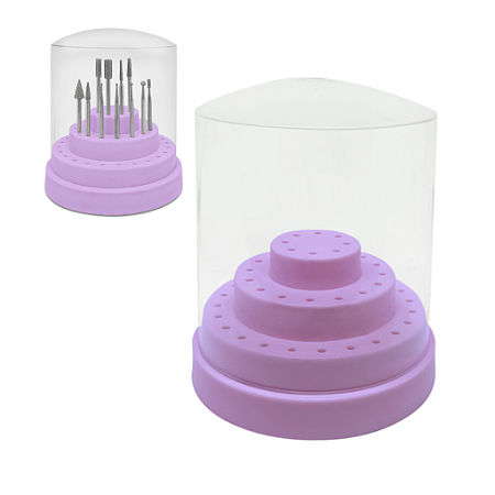 Porta Broca Redondo Roxo