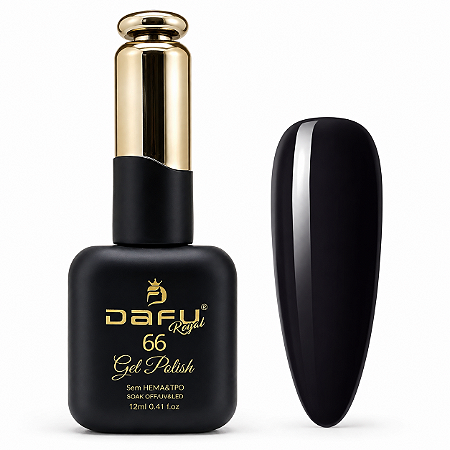 Esmalte em Gel Dafu #66 Preto 12ml