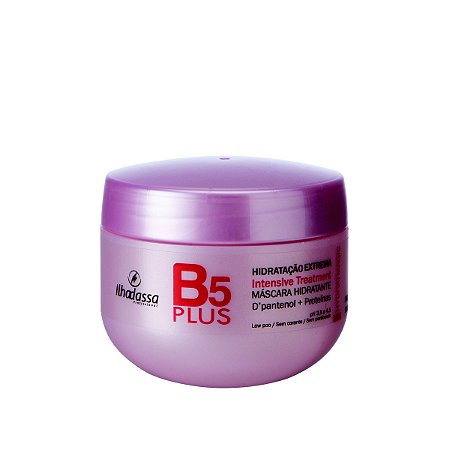 Máscara Hidratação extrema B5 Plus D'pantenol Intensive treatment Especial 300g - Ilhadassa