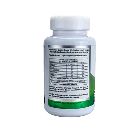 Quebra-Pedra 500mg 60 cápsulas - 4 Elementos