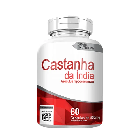Castanha da Índia 500mg 60 cápsulas - 4 Elementos