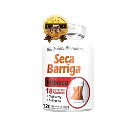 Seca Barriga Hibisco 120caps 500mg - 4 Elementos